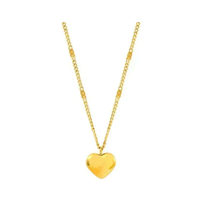 Cross-border Couple Cavicle Chain Geometric Heart