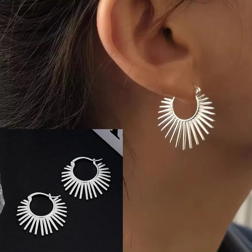 VENTFILLE Sterling Silver Star Earring for Women Girl Personal